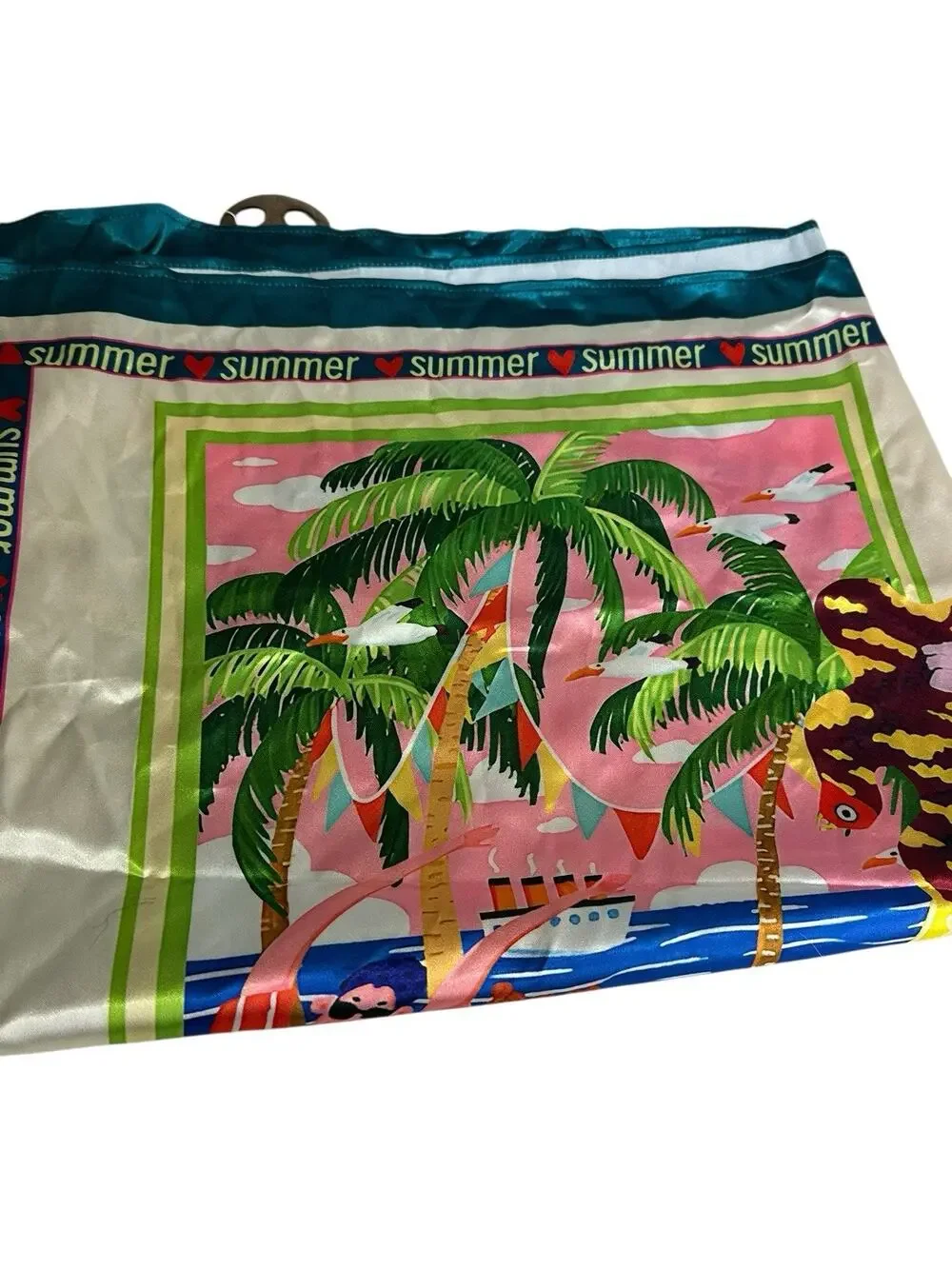 the peponi hotel the banana house Summer tropical cuban paradise scarf Wrap
